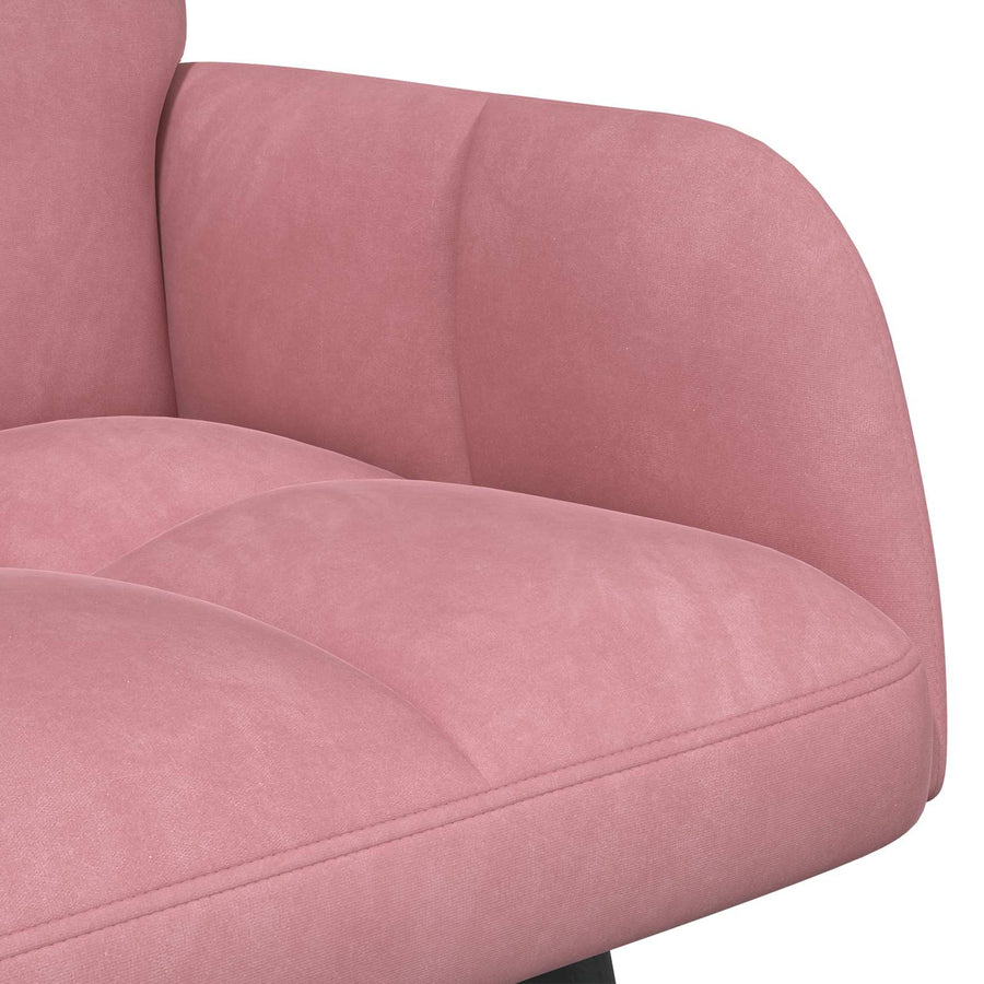 Twee Persoons Sofa Roze 115 x 61 x 87 cm Fluweel