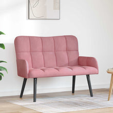 Twee Persoons Sofa Roze 115 x 61 x 87 cm Fluweel