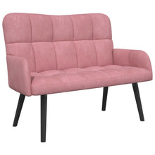 Twee Persoons Sofa Roze 115 x 61 x 87 cm Fluweel