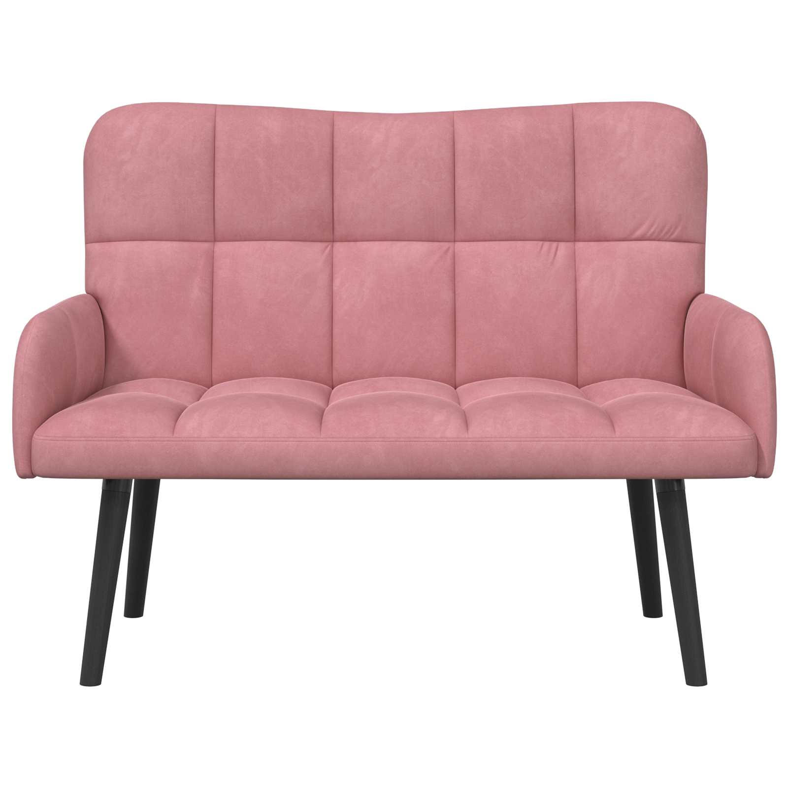 Twee Persoons Sofa Roze 115 x 61 x 87 cm Fluweel