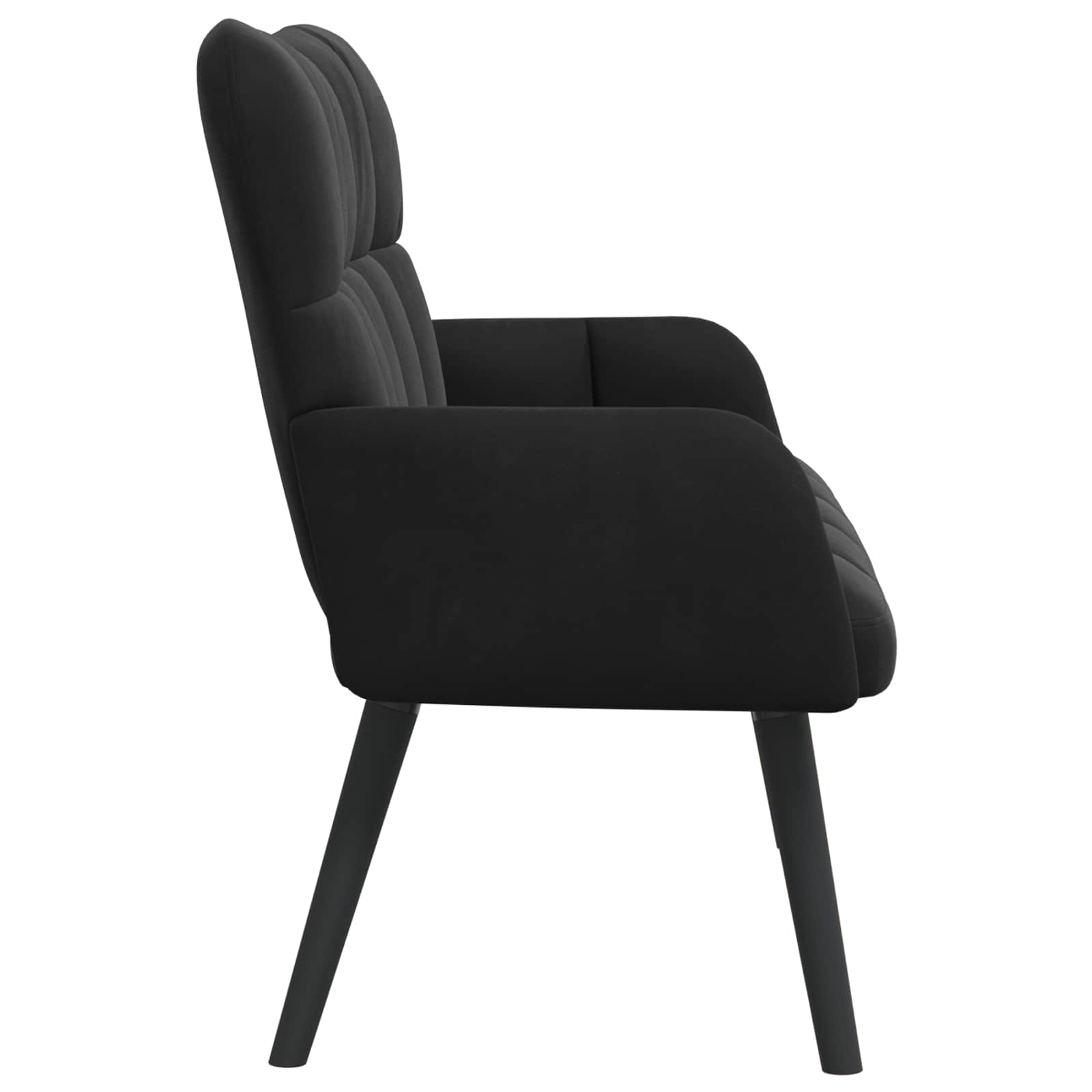 Twee Persoons Sofa Zwart 115 x 61 x 87 cm Fluweel