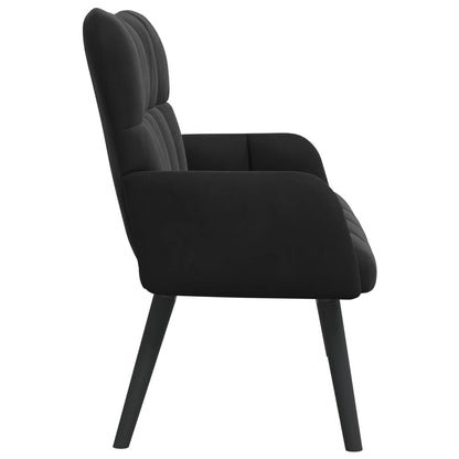 Twee Persoons Sofa Zwart 115 x 61 x 87 cm Fluweel