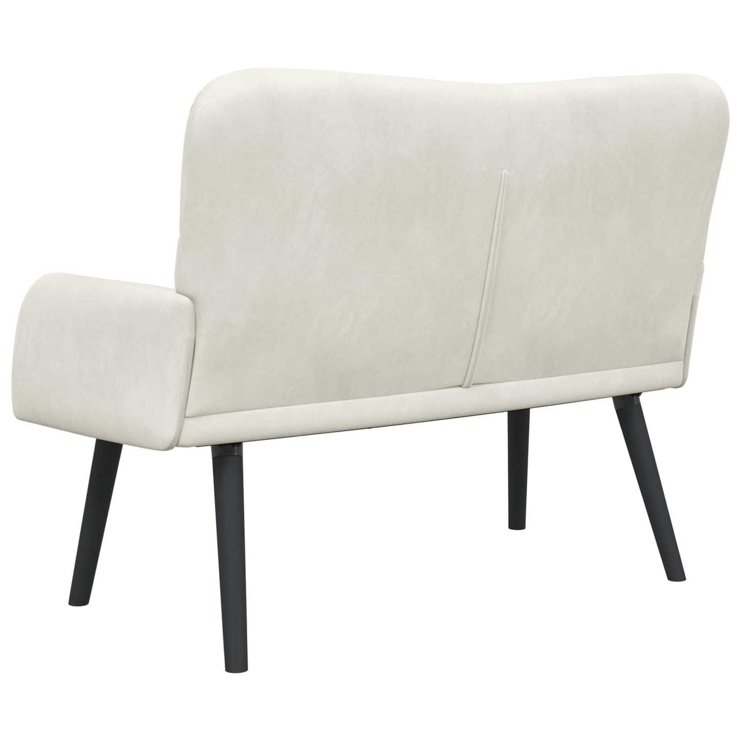Twee Persoons Sofa Crème 115 x 61 x 87 cm Fluweel