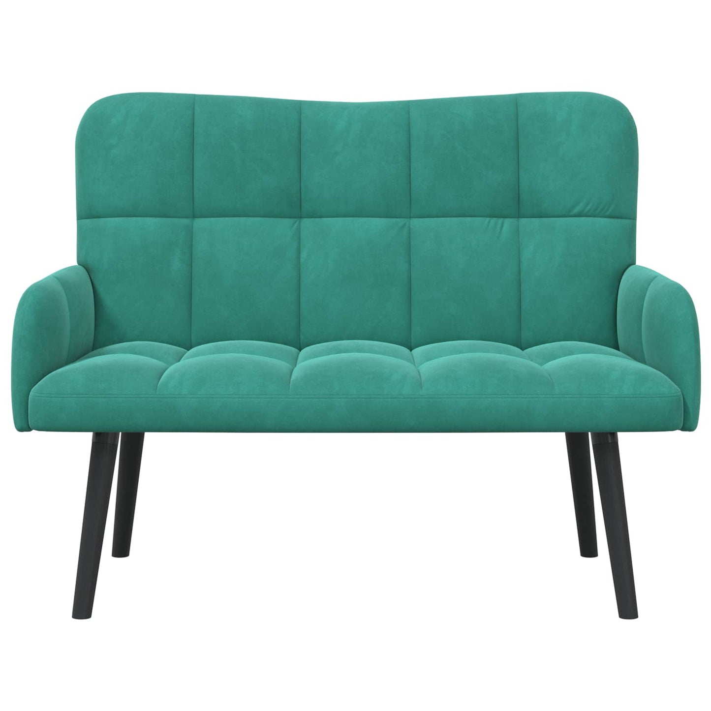 Twee Persoons Sofa Turquoise 115 x 61 x 87 cm Fluweel