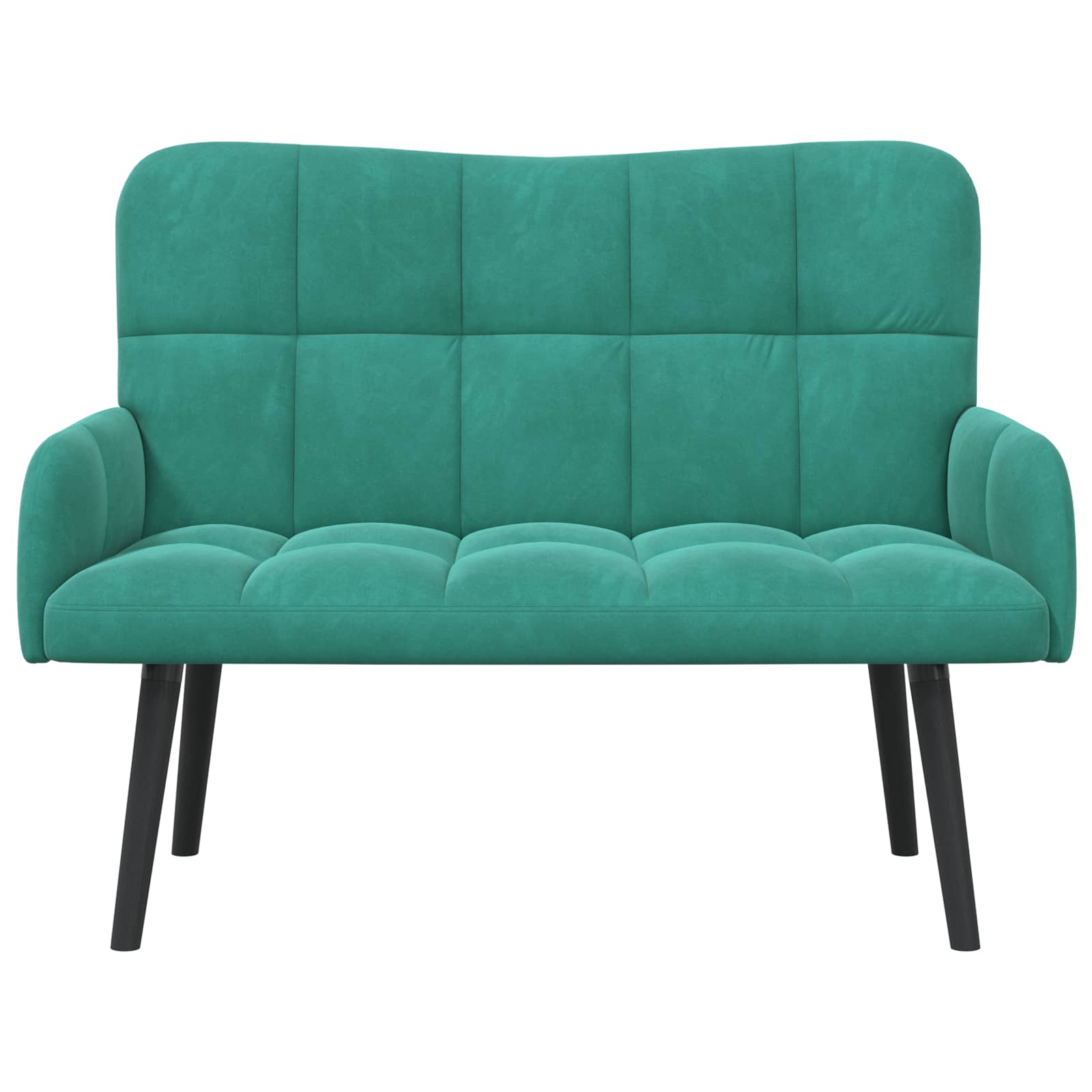 Twee Persoons Sofa Turquoise 115 x 61 x 87 cm Fluweel