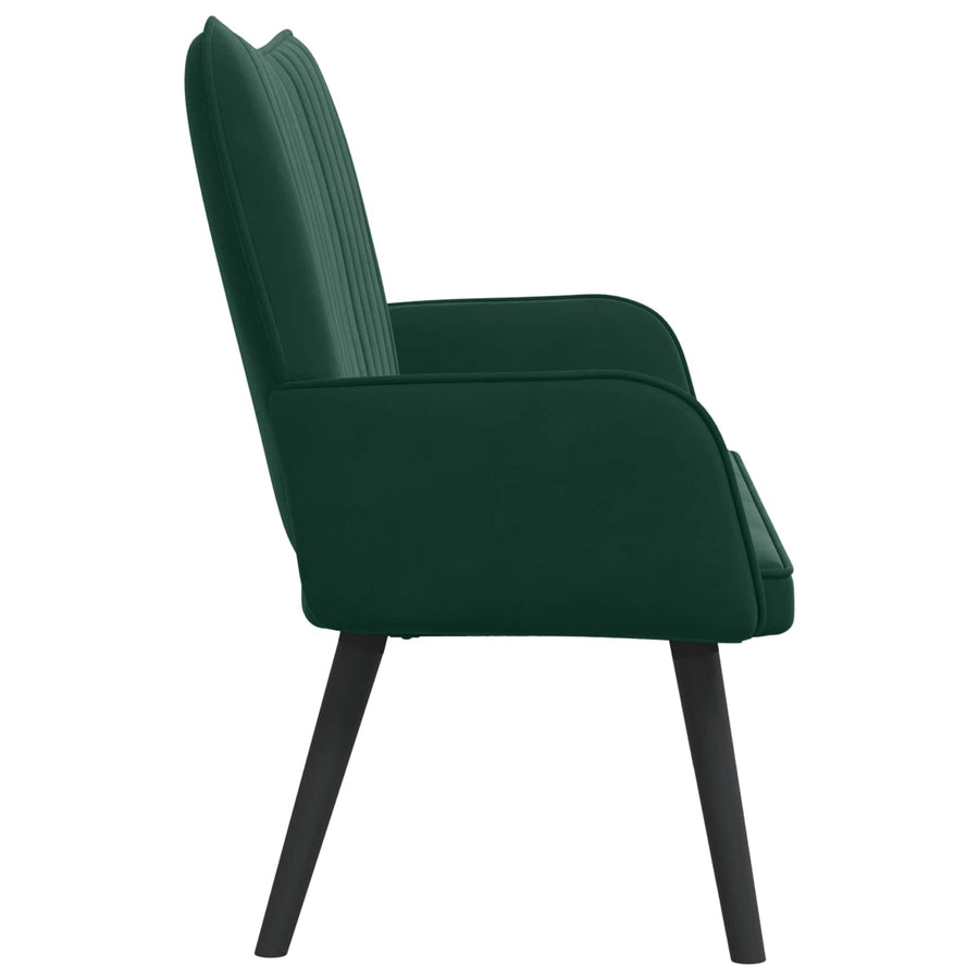 Twee Persoons Sofa Donkergroen 115 x 61 x 87 cm Fluweel