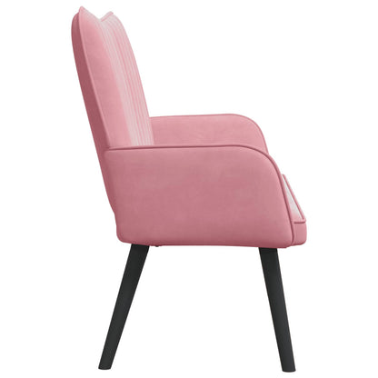 Twee Persoons Sofa Roze 115 x 61 x 87 cm Fluweel