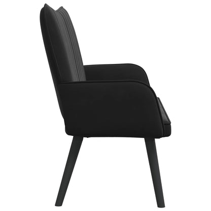 Twee Persoons Sofa Zwart 115 x 61 x 87 cm Fluweel