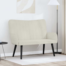 Twee Persoons Sofa Crème 115 x 61 x 87 cm Fluweel