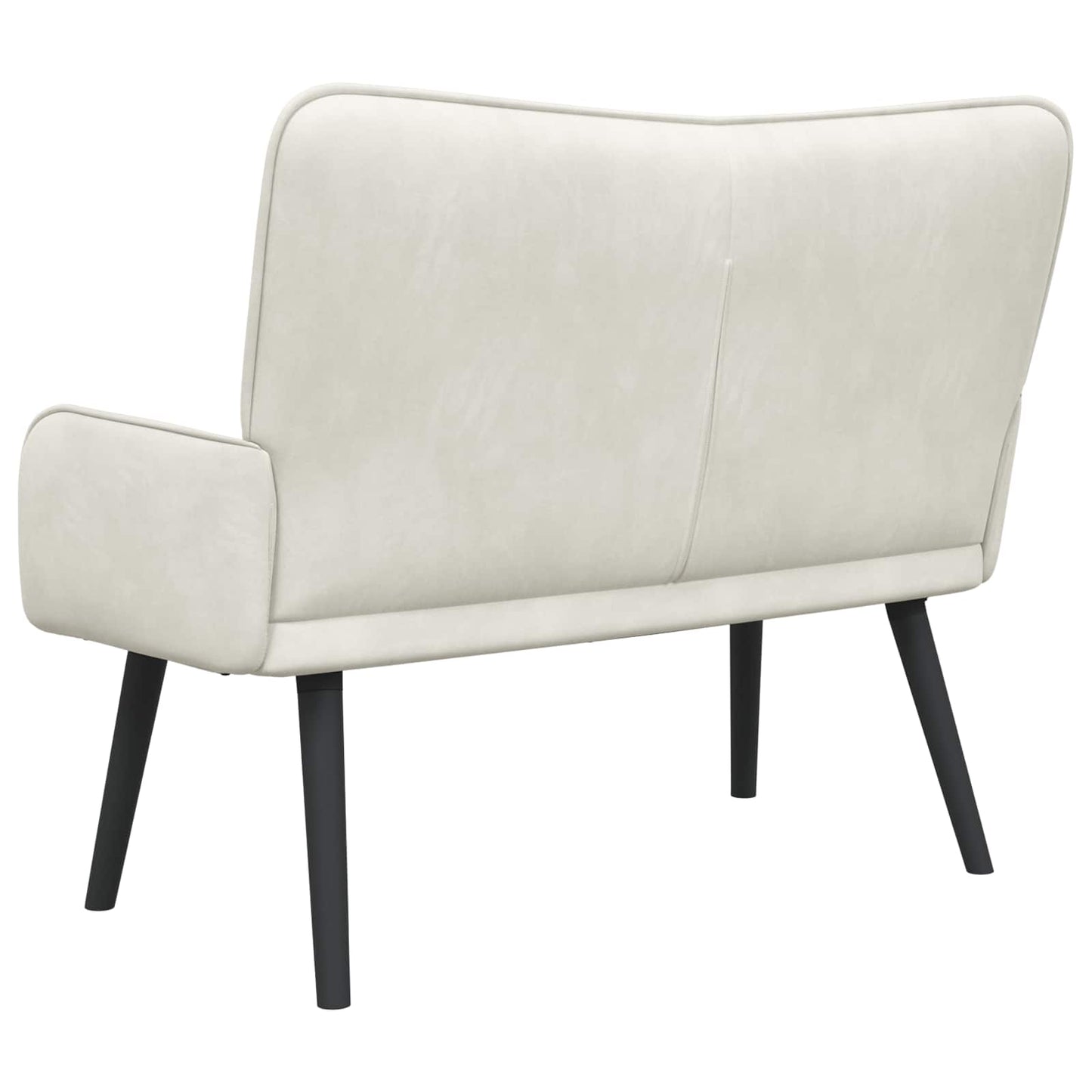 Twee Persoons Sofa Crème 115 x 61 x 87 cm Fluweel