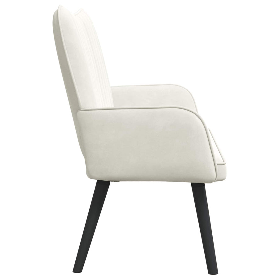 Twee Persoons Sofa Crème 115 x 61 x 87 cm Fluweel
