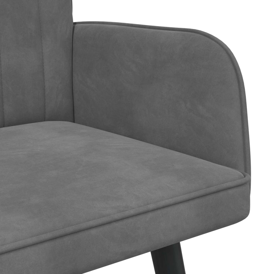 Twee Persoons Sofa Donkergrijs 115 x 61 x 87 cm Fluweel
