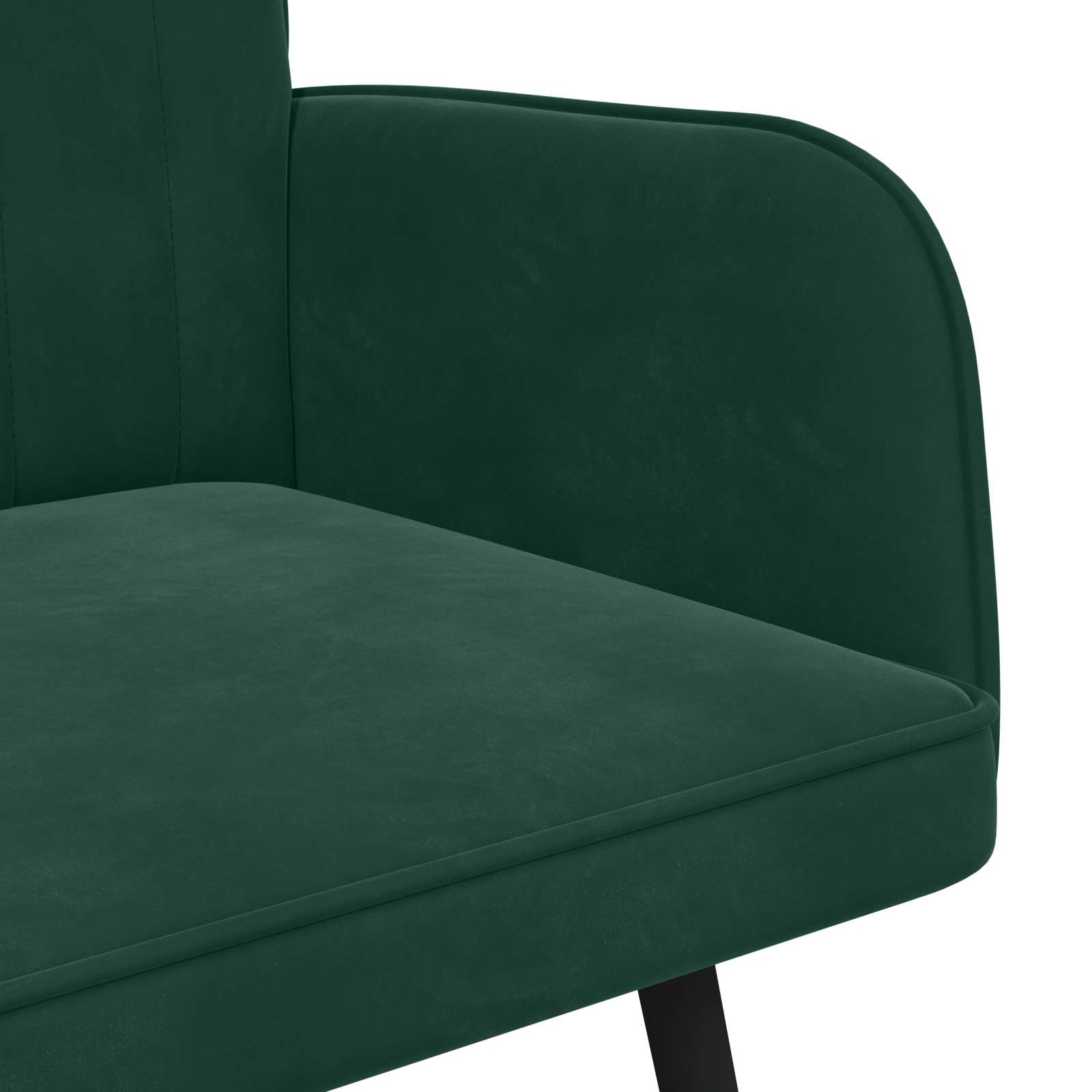 Twee Persoons Sofa Donkergroen 115 x 61 x 87 cm Fluweel