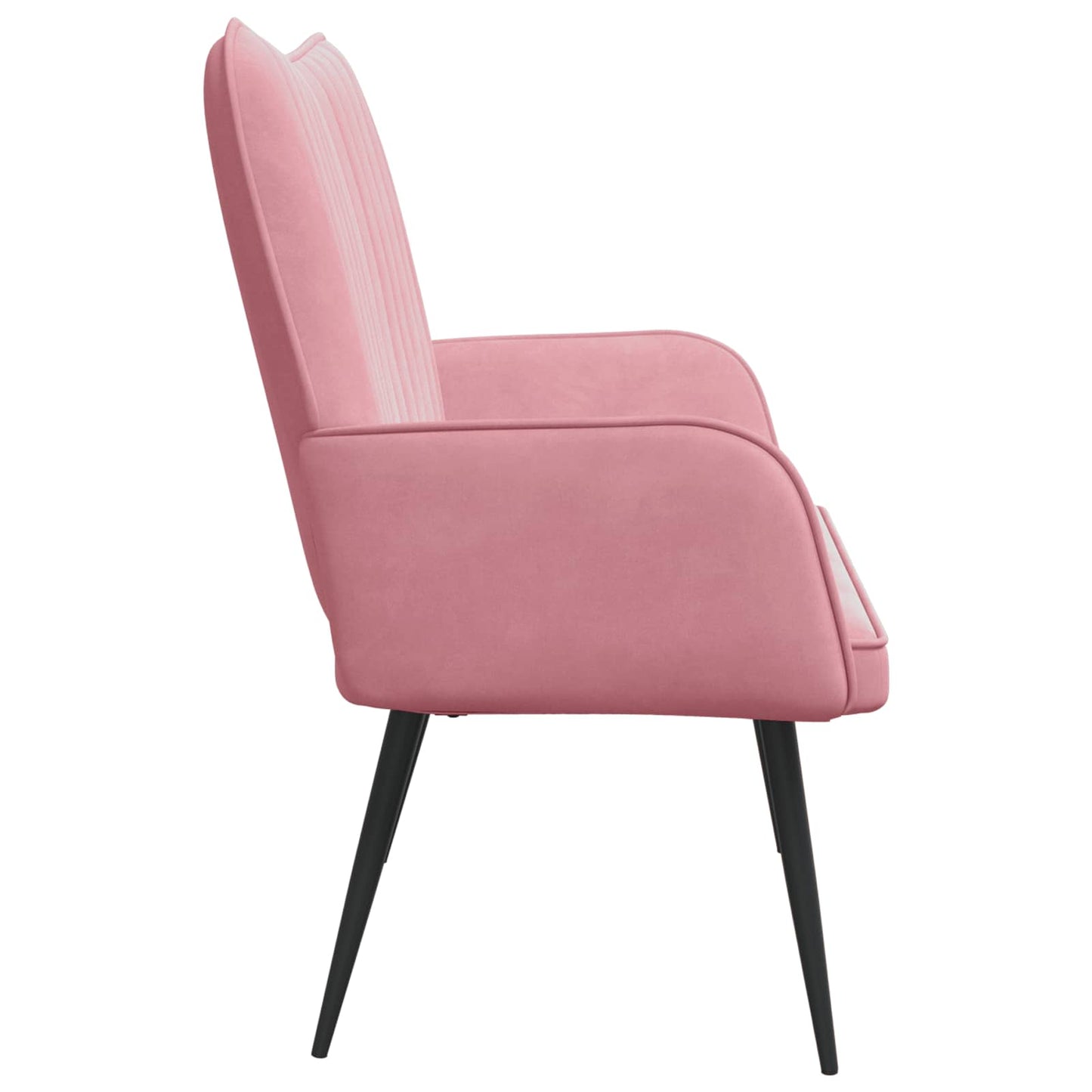 Twee Persoons Sofa Roze 115 x 61 x 87 cm Fluweel