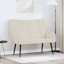 Twee Persoons Sofa Crème 115 x 61 x 87 cm Fluweel
