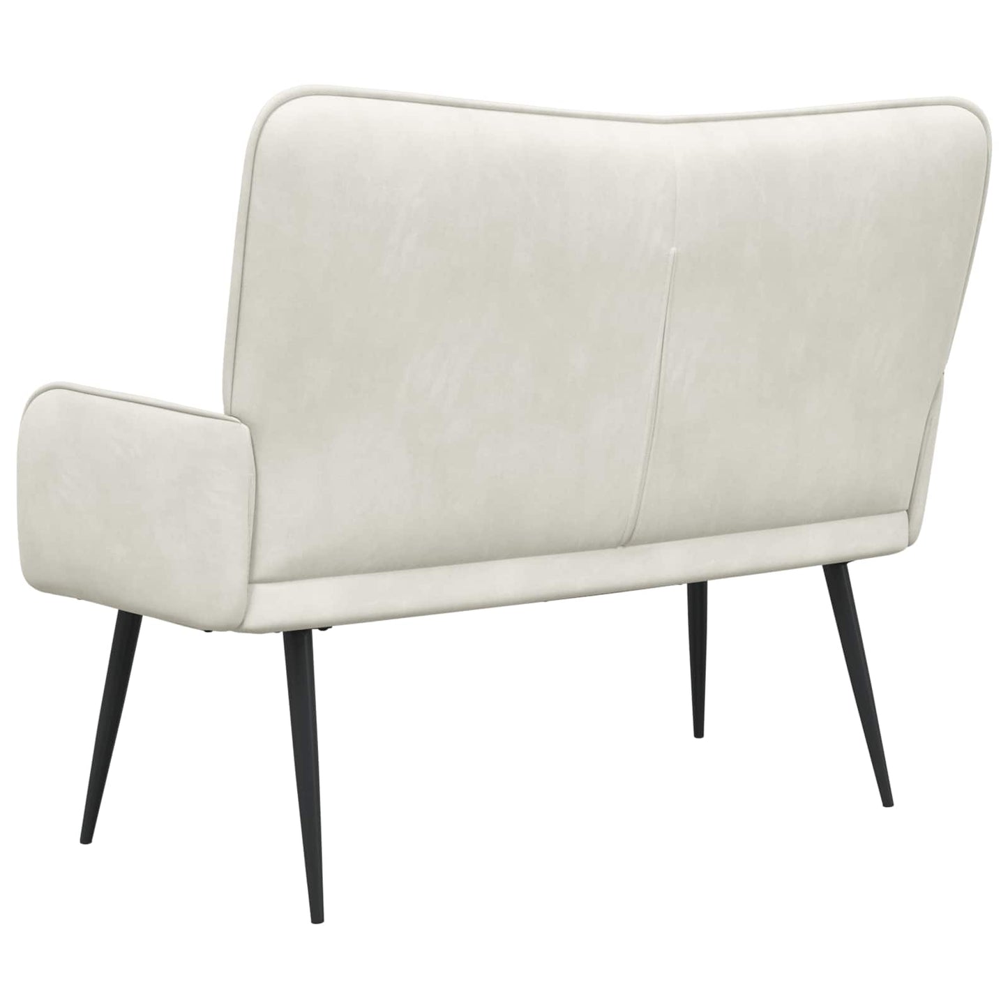 Twee Persoons Sofa Crème 115 x 61 x 87 cm Fluweel