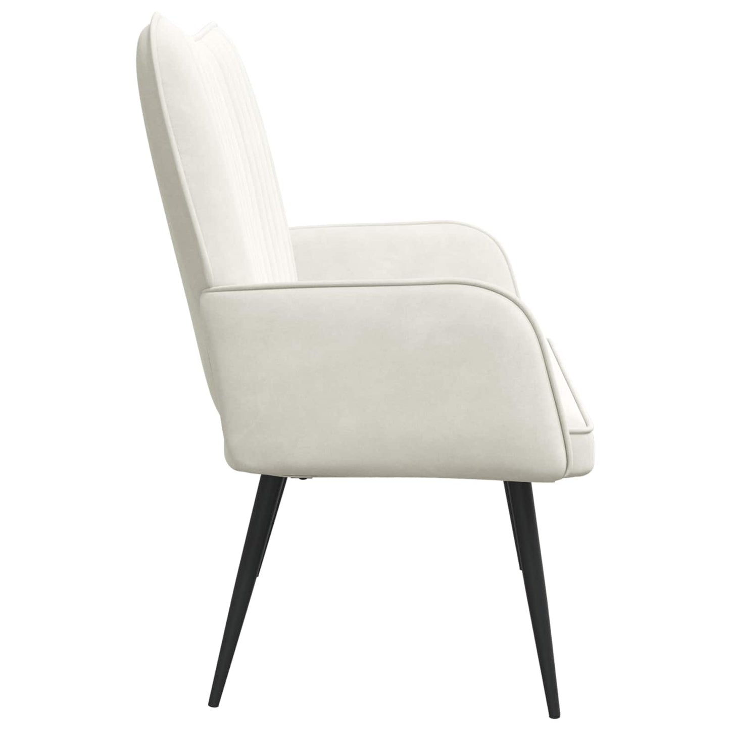 Twee Persoons Sofa Crème 115 x 61 x 87 cm Fluweel