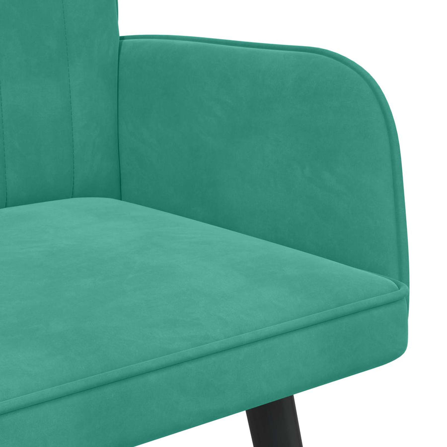Twee Persoons Sofa Turquoise 115 x 61 x 87 cm Fluweel