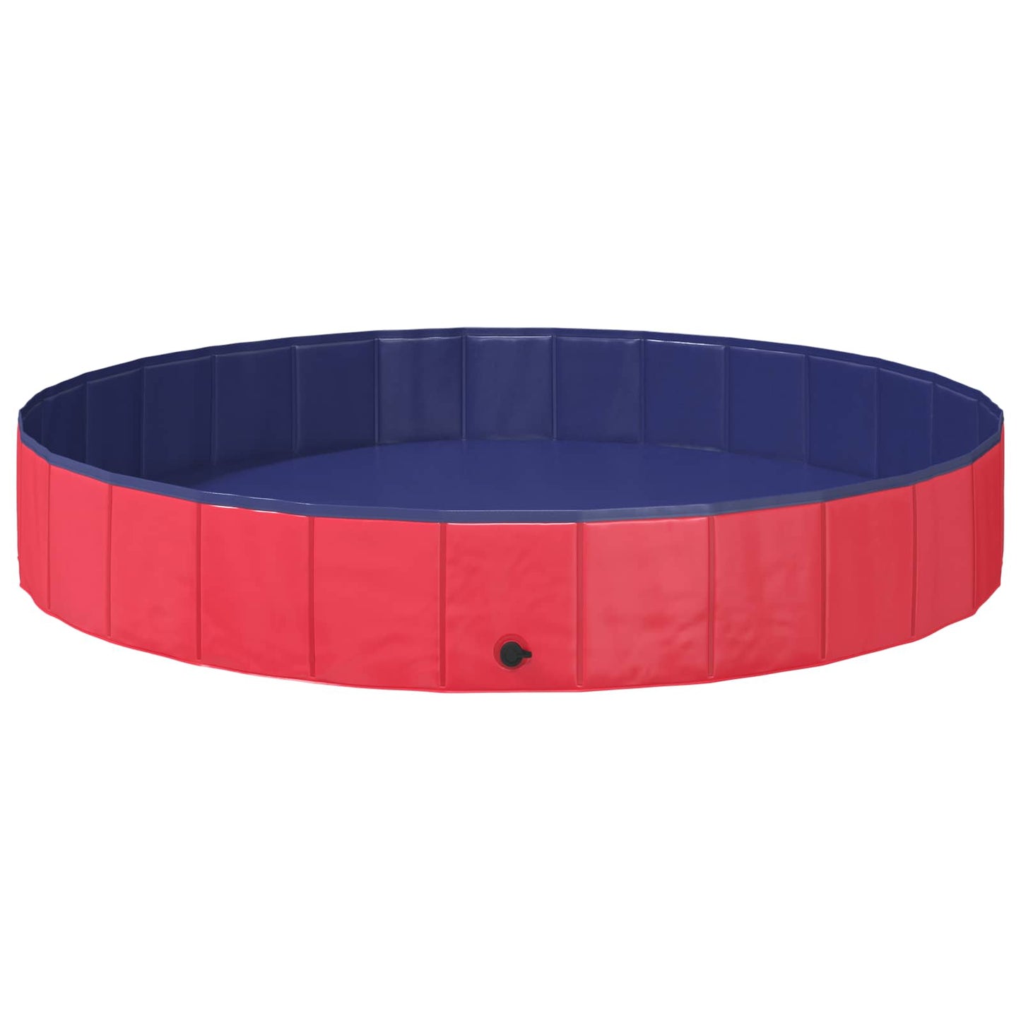 Kinderen Zwembad Rood Ø200 x 30 cm Dik PVC en Gelaagd Hout