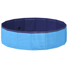 Opvouwbaar zwembadd voor honden Blauw 80 x 80 x 20 cm PVC