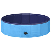 Honden zwembad 80x80x20 cm blauw PVC