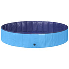 Hondenzwembad 160x160x30 cm blauw PVC
