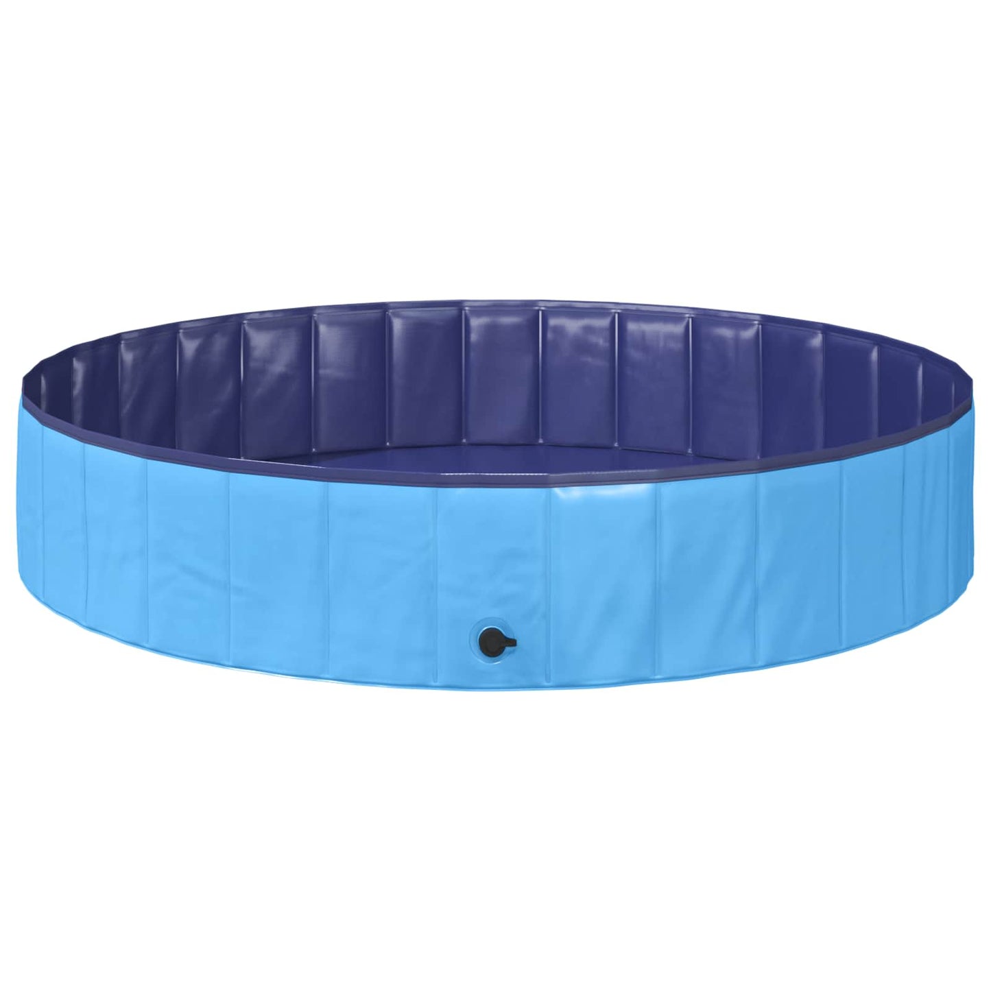 Opvouwbaar zwembadd voor honden Blauw 160 x 160 x 30 cm PVC