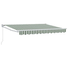Luifel 3x2 m groen wit