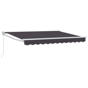 Luifel 3,5 x 2 m antraciet