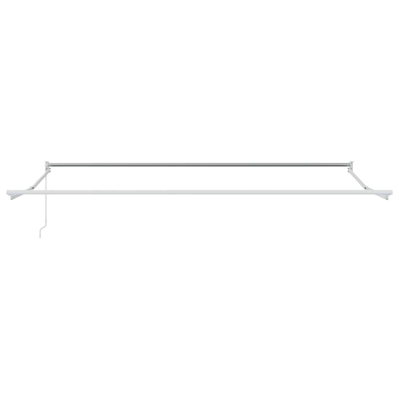 Handmatig uitschuifbare luifel Beige 4 x 2 m