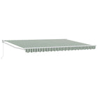Luifel 4x2 m groen wit