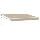 Elektrisch zonnescherm 2,5 x 2 m beige