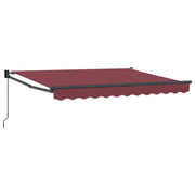 Luifel 3,5 x 2 m bordeauxrood