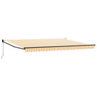 Luifel 4x2 m geel wit