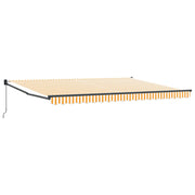 Luifel 4x2 m geel wit