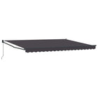 Luifel 4 x 2 m antraciet polyester