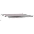 Luifel 4 x 2 m lichtgrijs
