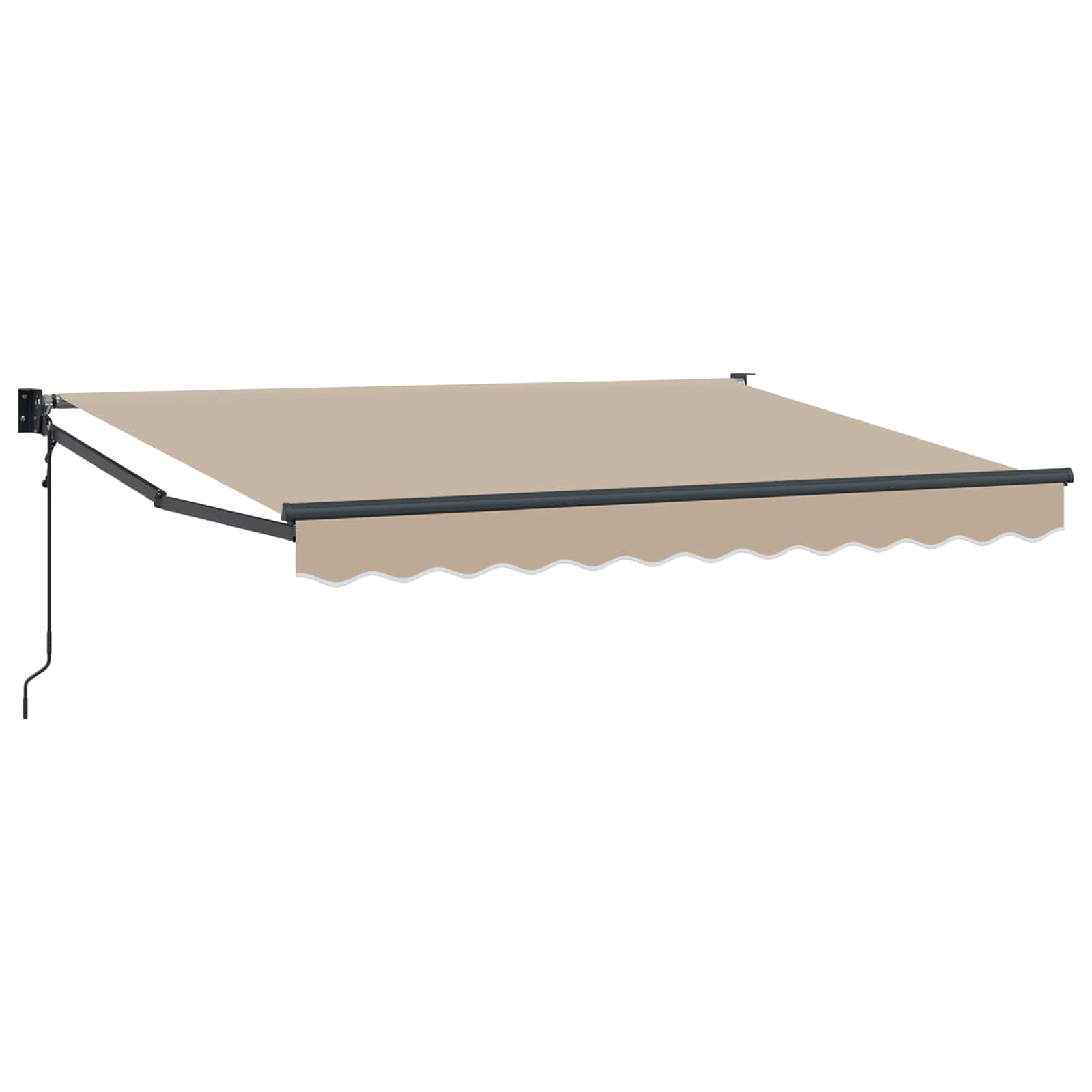 Elektrisch Uittrekbaar Zonnescherm Beige 3,5 x 2 m