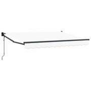 Elektrisch zonnescherm 3,5 x 2 m wit