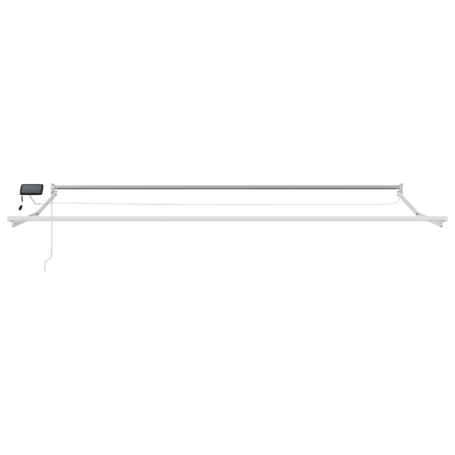 Handbediende luifel met LED's Multikleur 4 x 2 m