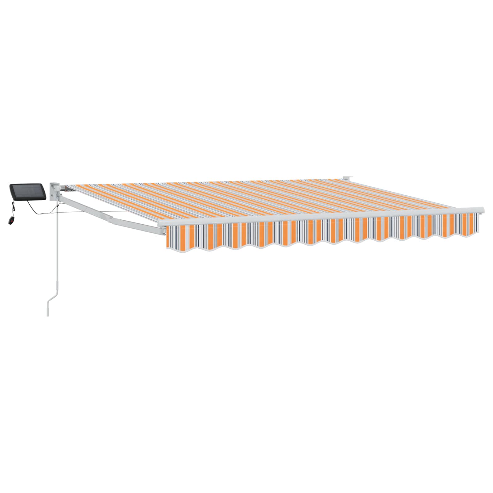 Handbediende luifel met LED's Blauw en Oranje 3 x 2,5 m