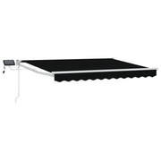 Luifel 3 x 2,5 m zwart met LED