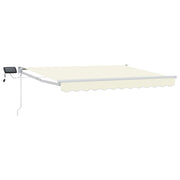 Luifel 3,5 x 2,5 m crème met LED