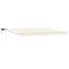 Luifel 5 x 3 m crème met LED