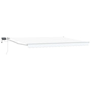 Luifel 5x3 m wit met LED