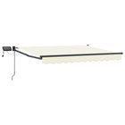 Luifel 2,5 x 2 m crème met LED