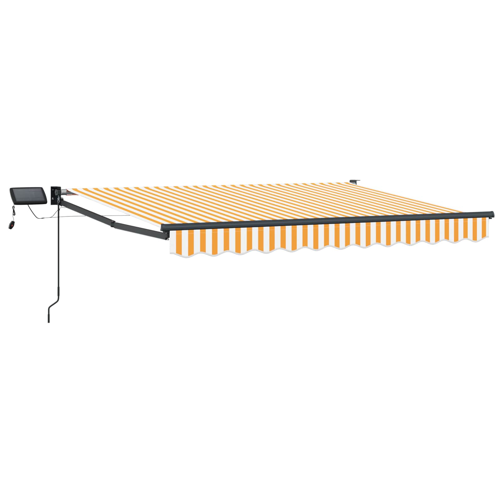 Handbediende luifel met LED's Geel en Wit 3 x 2,5 m