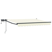 Luifel 3,5 x 2,5 m crème met LED