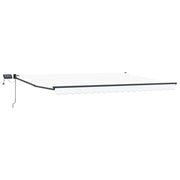 Luifel 4x3 m wit met LED