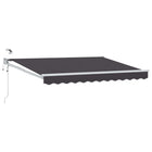 Electric Retractable Awning Anthracite 2.5 x 2 m